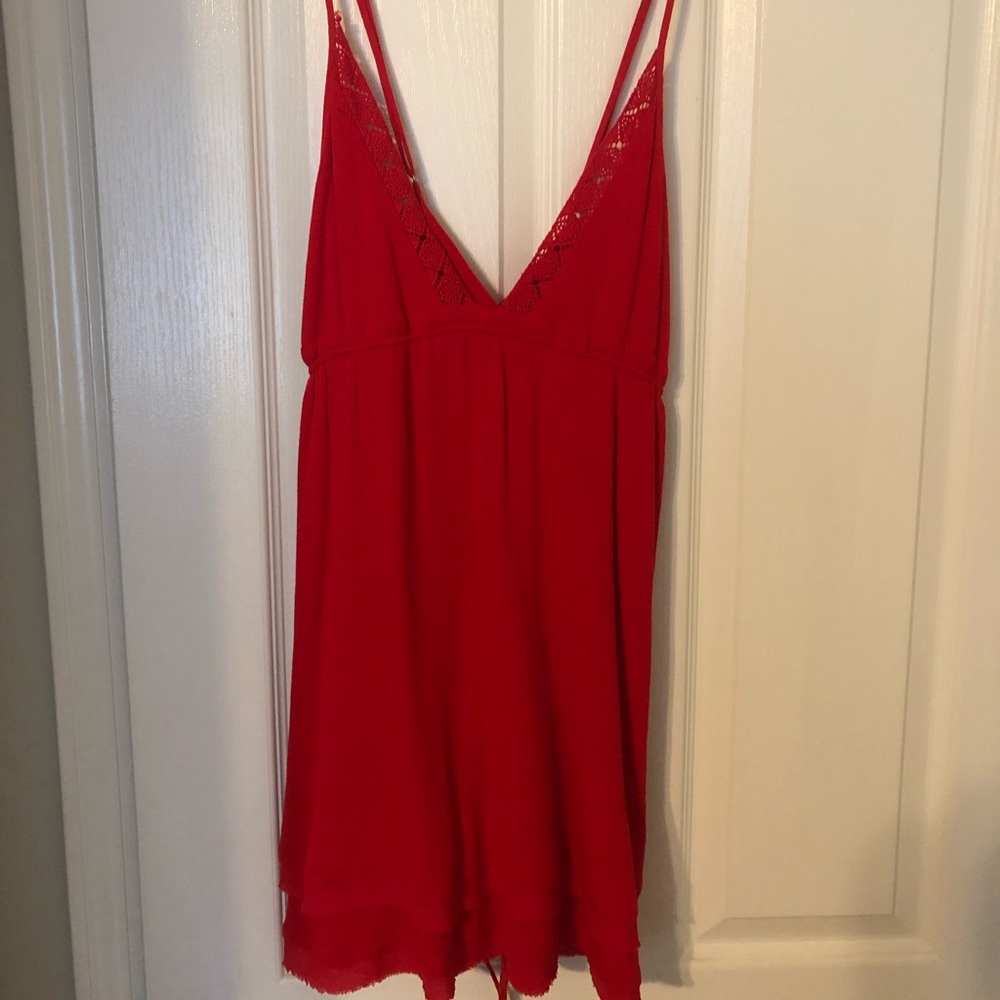 Forever 21 red summer dress
